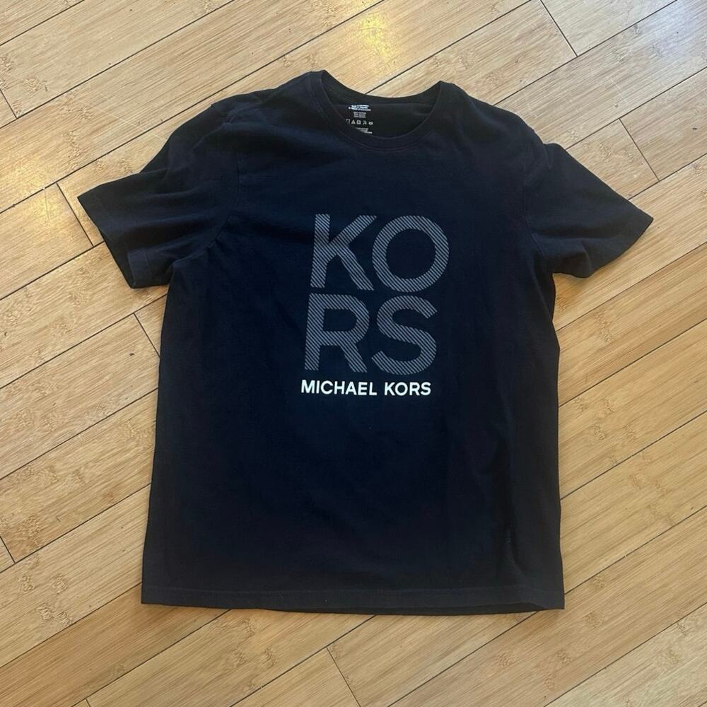 Michael Kors Black T-Shirt Sz. M - Picture 2 of 3